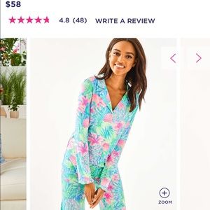 Lily Pulitzer PJ set